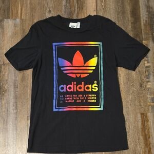 Adidas Black Crew Neck Tee